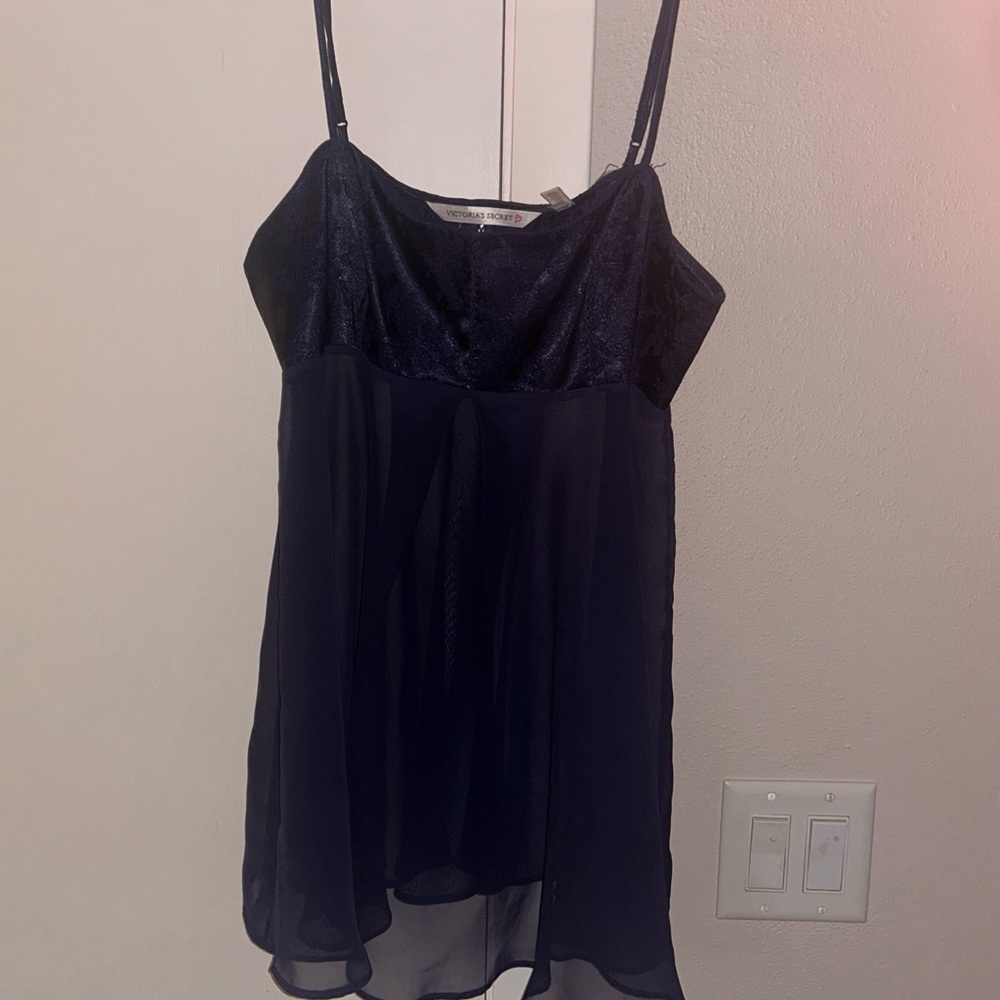 Victoria secret chemise‎ dark blue size medium